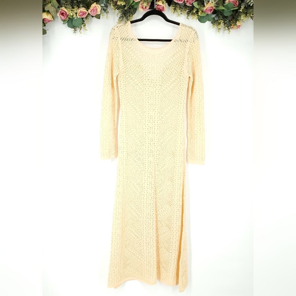 Current Terra Yuka Crochet Cover-Up Dress Medium